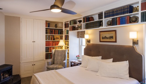 Luxury Room, 1 Bedroom, Fireplace, Garden View
