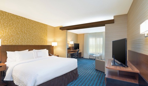Suite, 1 King Bed with Sofa bed, Non Smoking (Mobility/Hearing Access, Roll-in Shwr)
