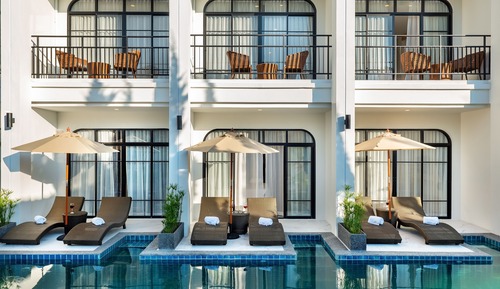 Deluxe Double Room, Pool Access