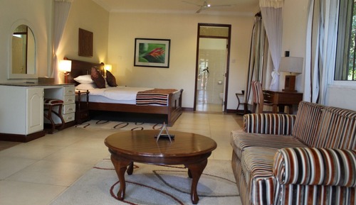 Standard Double Room, 1 King Bed, Garden View, Garden Area