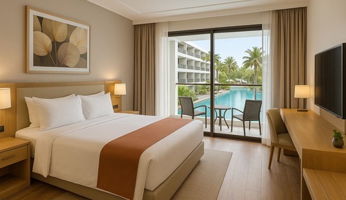 Deluxe Double Pool Facing