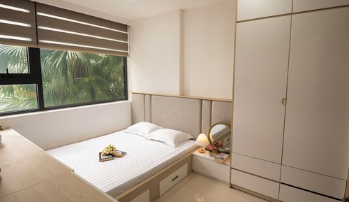 Junior Apartment, Balcony, Pool View