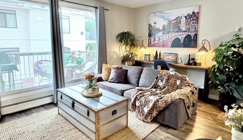 City Condo, Kitchen, Courtyard View