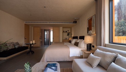 Family Twin Room, Sea View