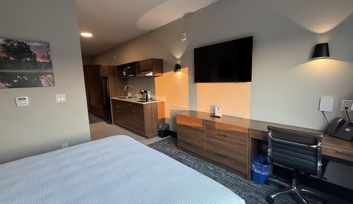 Suite, 1 King Bed, Non Smoking, Kitchenette (Shower Only;with Single Sofabed)