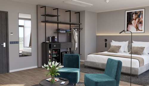Junior Suite with Balcony - Track View