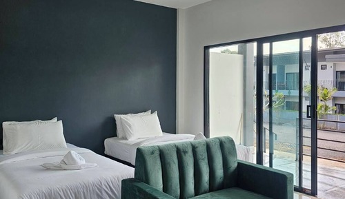 Standard Twin Room, Balcony, Garden View