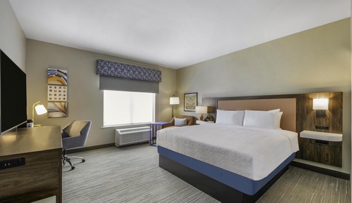 Room, 1 King Bed, Refrigerator