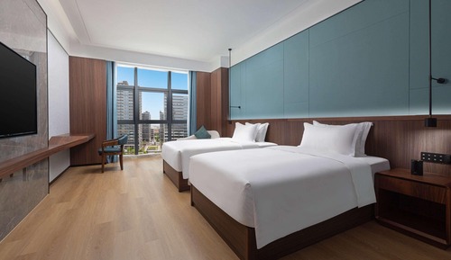 Deluxe Room, 2 Double beds, Non Smoking