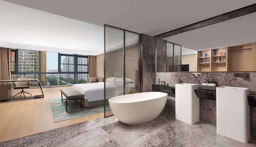 Room, 1 King Bed, Non Smoking, Bathtub
