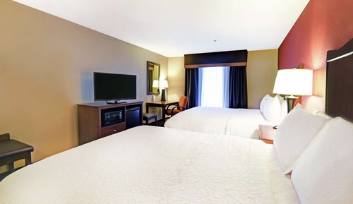 Room, 2 Queen Beds, Non Smoking, Refrigerator & Microwave