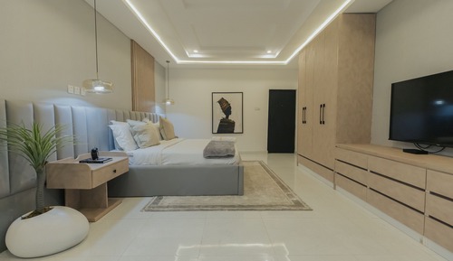 Studio, 1 King Bed, Non Smoking, Kitchen
