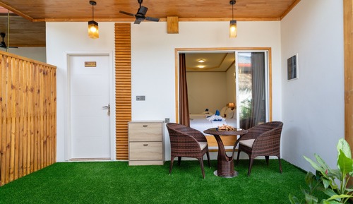 Family Quadruple Room, Patio, Garden View