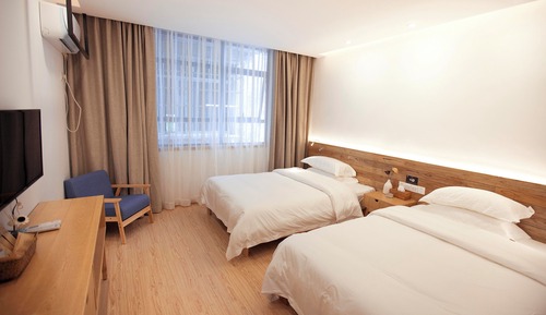 Comfort Double or Twin Room, 2 Double Beds, Non Smoking, Private Bathroom