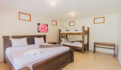 Standard Quadruple Room, Multiple Beds, Garden View