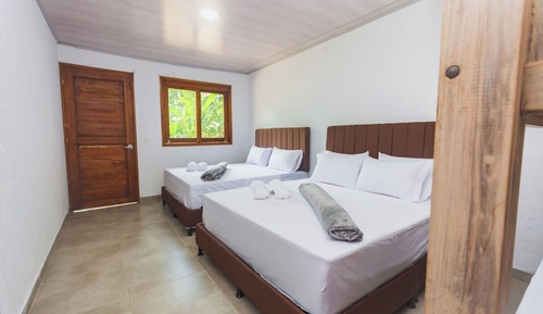 Family Cabin, Multiple Beds, Garden View