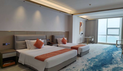 Family Room, Non Smoking, Sea View (Two Beds)