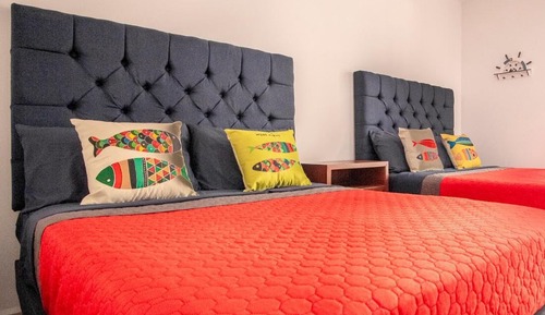 Superior Apartment, 2 Double Beds, Pool View