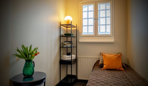 Basic Single Room, Courtyard View
