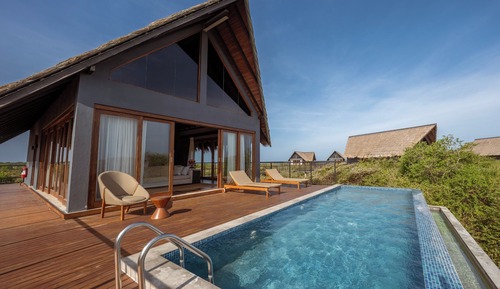 Luxury Cabin, 1 Bedroom, Beach View