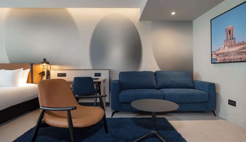 Junior Suite, 1 King Bed, Balcony, Partial Sea View (with Sofabed)