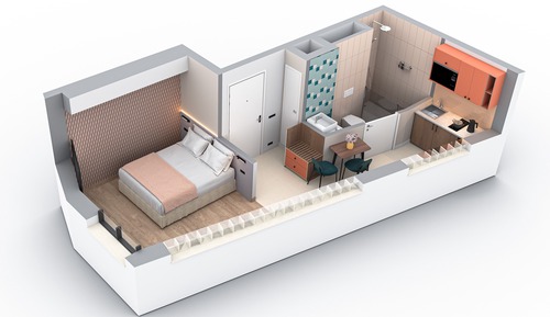 Classic Studio 2 people - 20m2