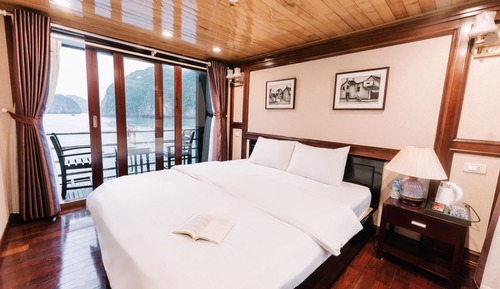 Cabin, 1 Double or 2 Twin Beds, Balcony