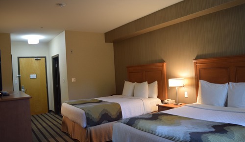 Standard Room, 2 Queen Beds, Non Smoking, Refrigerator & Microwave