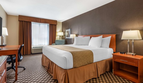 Standard Room, 1 King Bed, Non Smoking, Refrigerator & Microwave