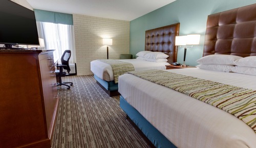 Deluxe Room, 2 Queen Beds, Refrigerator & Microwave