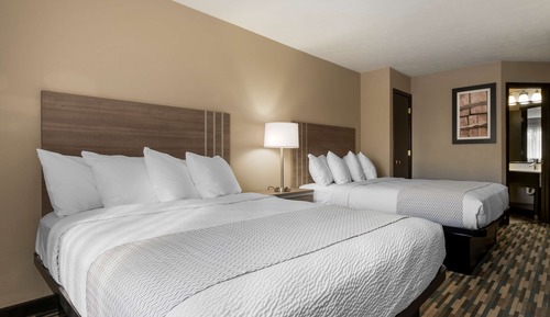 Standard Room, 2 Queen Beds, Non Smoking, Refrigerator & Microwave