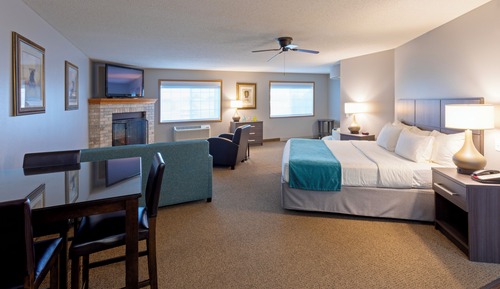 Suite, 1 King 1 Bed Whirlpool Fireplace
