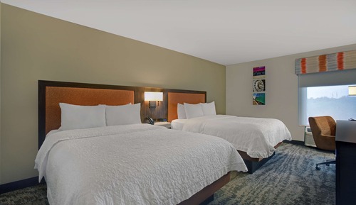 Two double beds nonsmoking