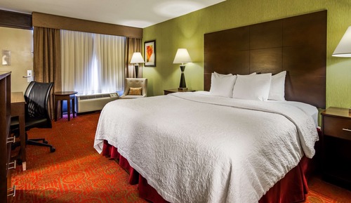 Standard Room, 1 King Bed, Smoking, Refrigerator & Microwave