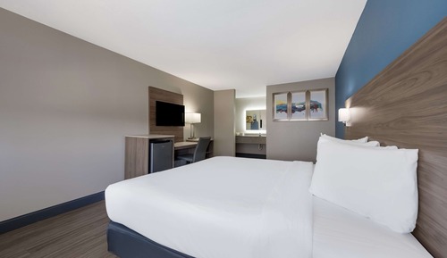 Standard Room, 1 King Bed, Smoking, Refrigerator & Microwave