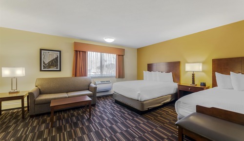 Standard Room, 2 Queen Beds, Non Smoking, Refrigerator & Microwave (with Sofabed)