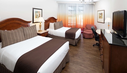 Room, 2 Double Beds (Pool Access)