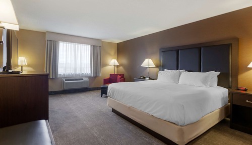 Executive Room, 1 King Bed, Accessible, Refrigerator & Microwave (Walk-in Shower)