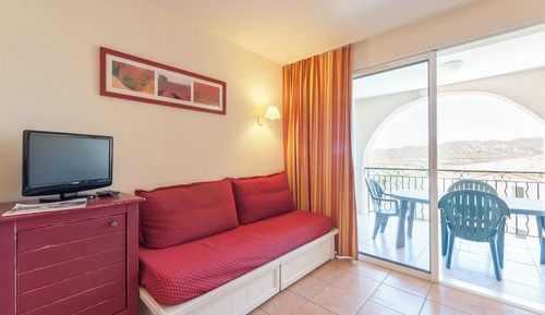 Studio for 4 people - 1 sleeping area - Balcony or Terrace - Air-conditioned