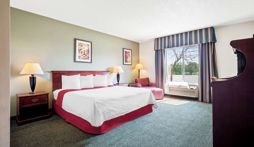 Standard Room, 1 King Bed, Non Smoking, Refrigerator & Microwave