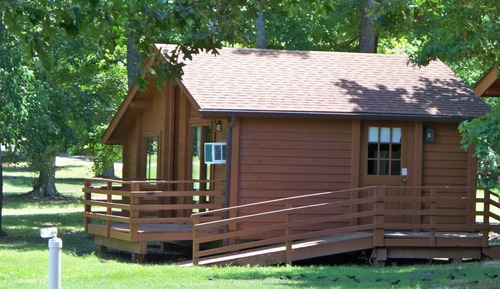Deluxe Cabin, 1 Bedroom, Accessible, Kitchenette (Pets OK, Linens not included)