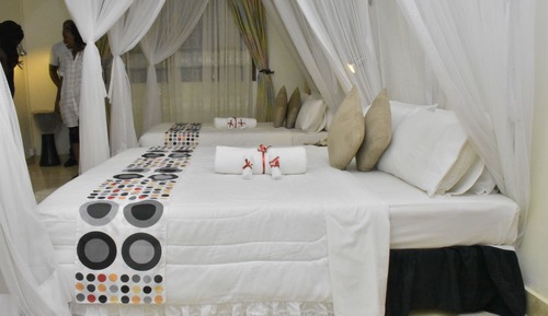 Standard Twin Room, 2 Queen Beds, Garden View, Garden Area