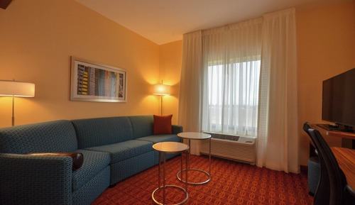 Studio, 1 King Bed with Sofa bed (Hearing Accessible)