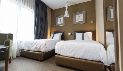 Deluxe Twin Room, 1 Bedroom, City View