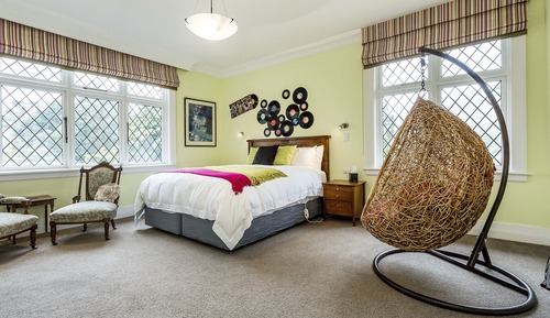 Superior Double Room, 1 King Bed, Private Bathroom, Hill View