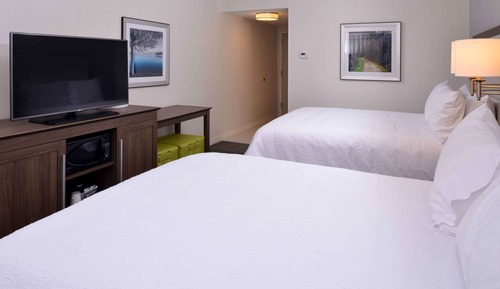 Room, 2 Queen Beds, Non Smoking, Refrigerator & Microwave