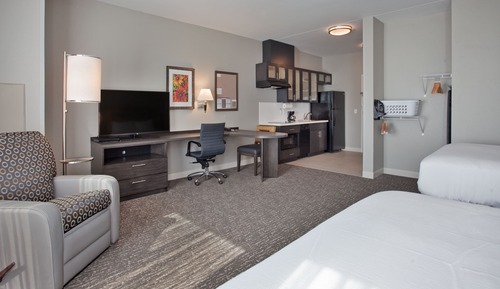Studio Suite, 2 Queen Beds, Accessible, Non Smoking (Hearing)