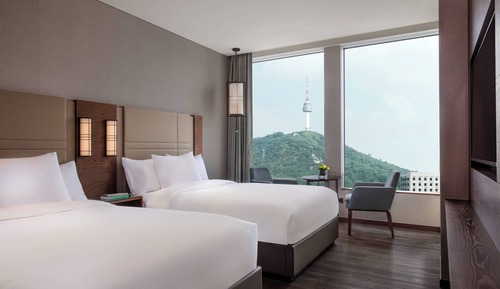Premier Room, 2 Double Beds (Executive lounge access)