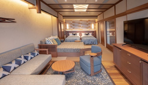 Premium Triple Room with Private Open-air Bath, Non Smoking, River View