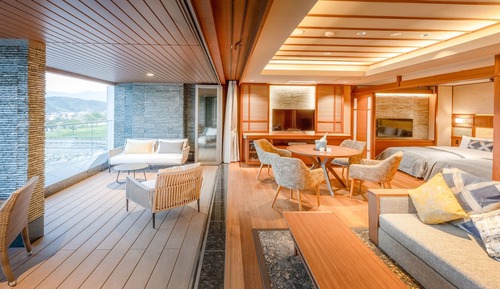 Panoramic Suite with Private Open-air Bath, Non Smoking, River View